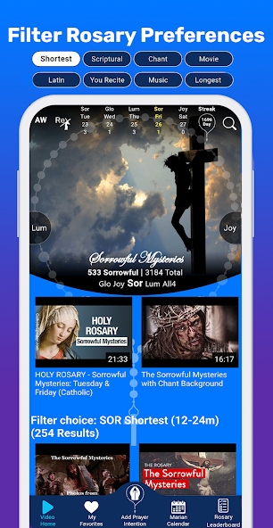 Rosary Experience app screenshot