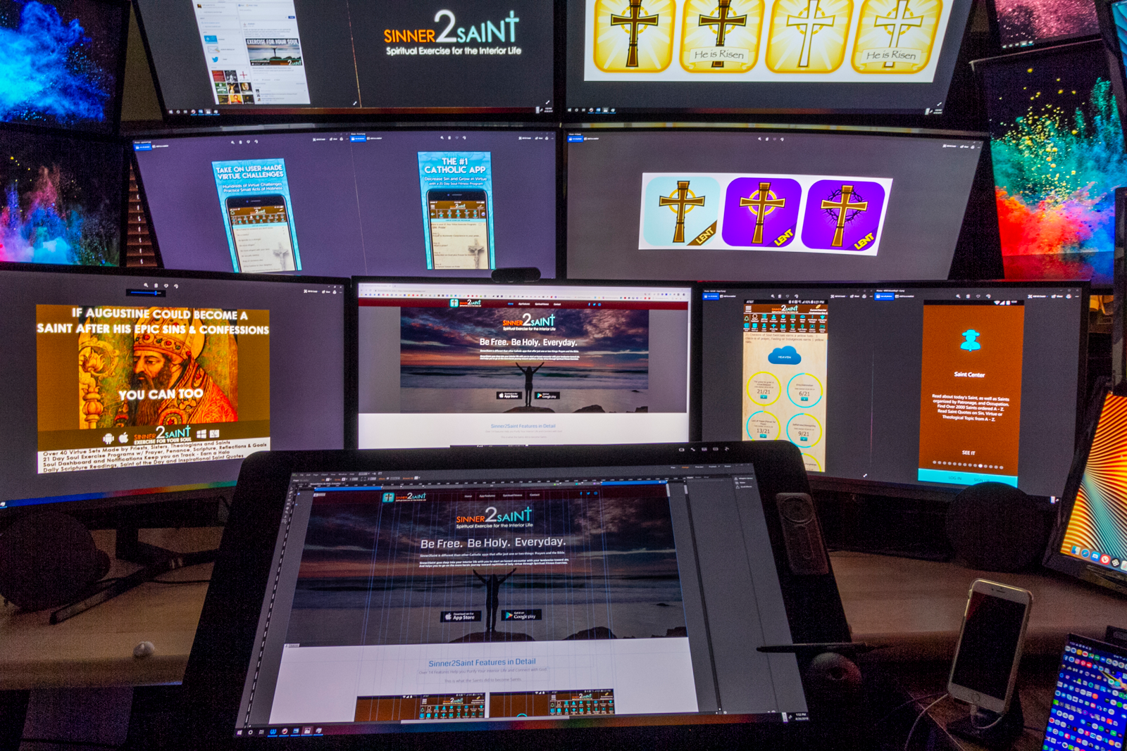 The Sphere workstation view 2